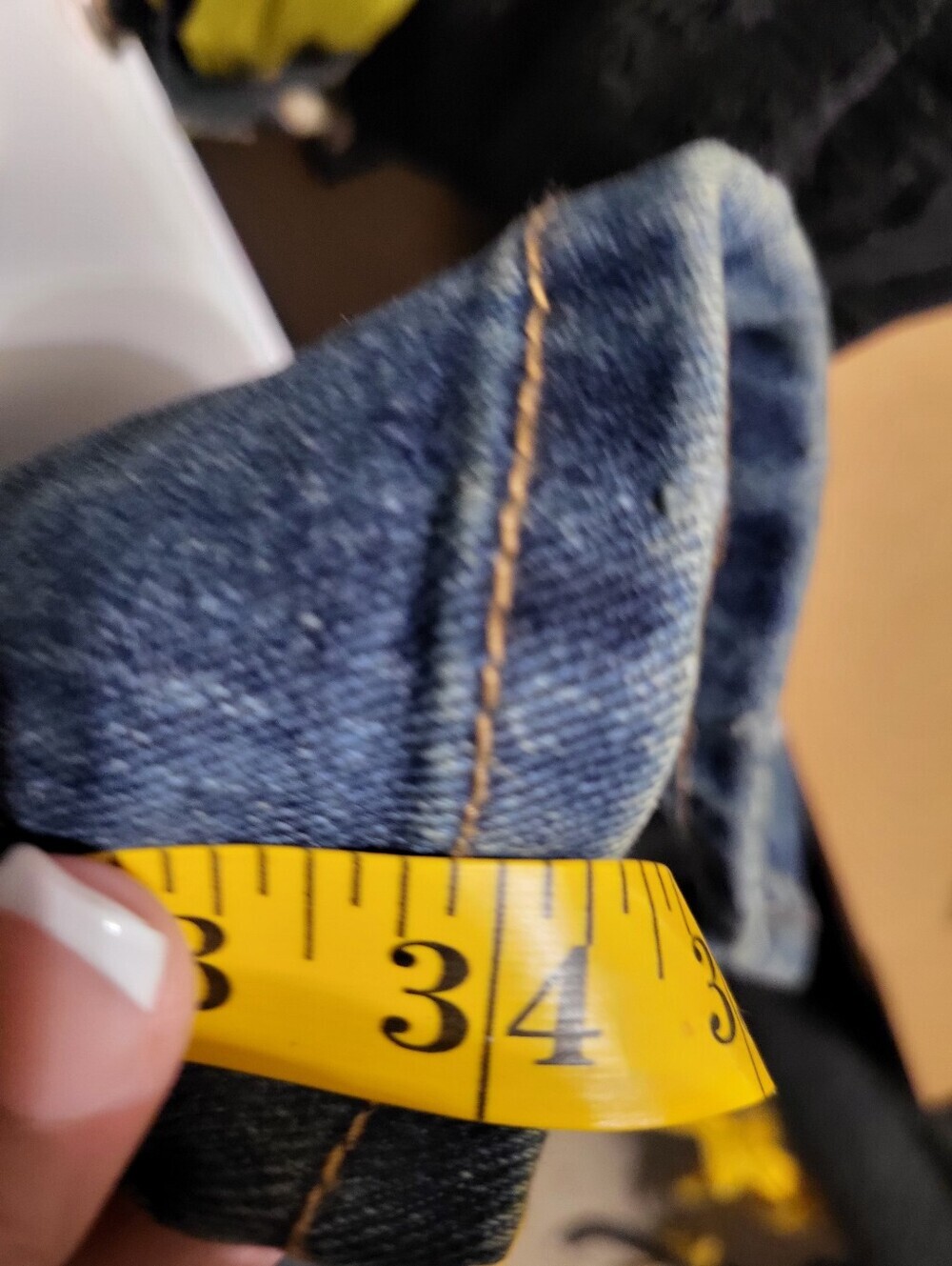 Juicy Couture Jeans Womens 13/31 Blue‎ Lunita Rhinestone Flare Vintage Y2K - Picture 7 of 11